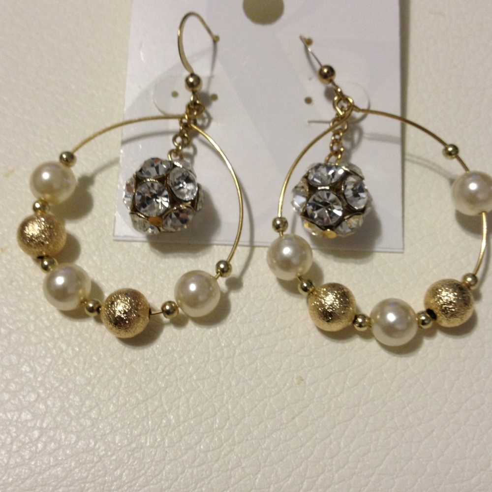 Dangling Hoop Earrings